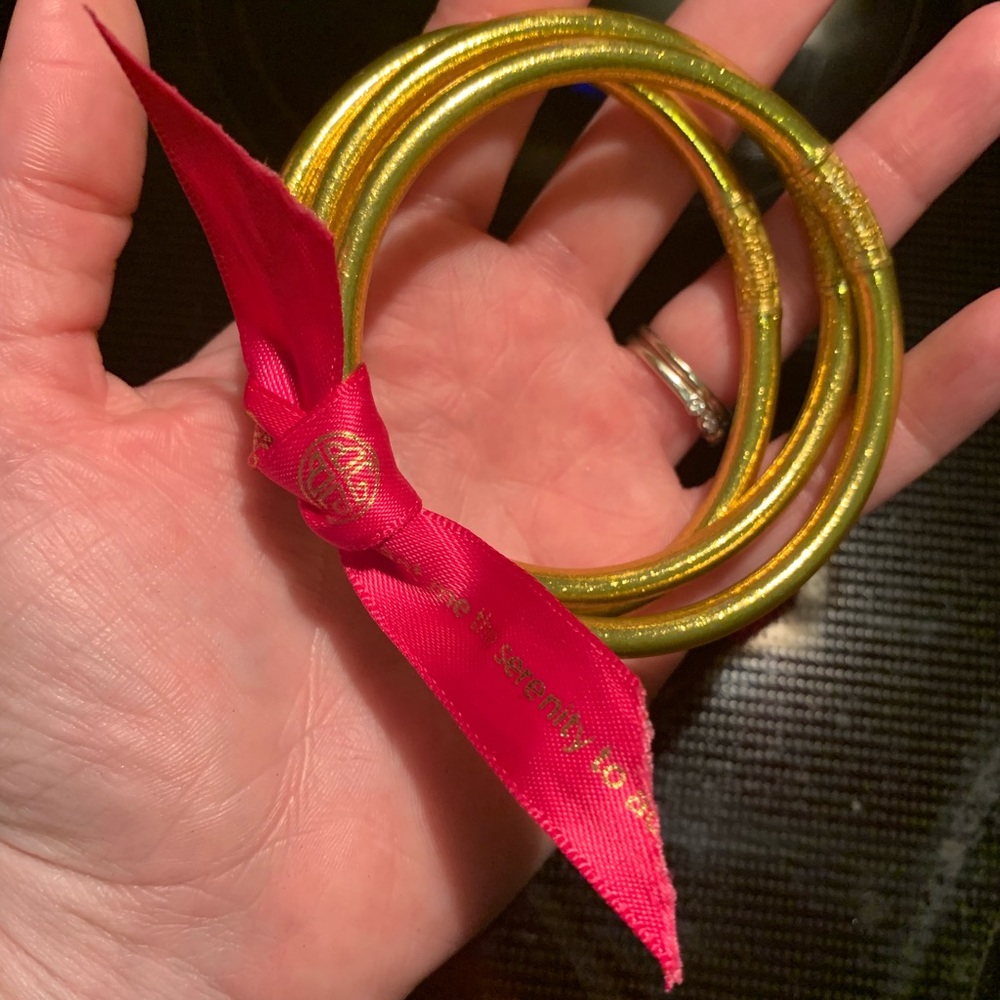 3 Budah girl gold bangles